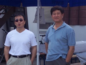 Kwahn Jahng Nim und Herr Kim